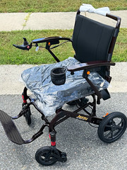 Jazzy Carbon HD Power Wheelchair w/ Joystick, Footrest, Cup Holder, Black