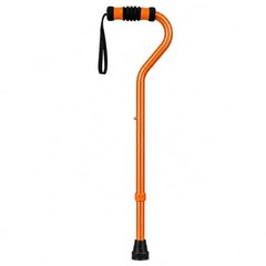 Sky MedSupply Int’l Corp Standard Offset Walking 0.64 Pound Aluminum Orange