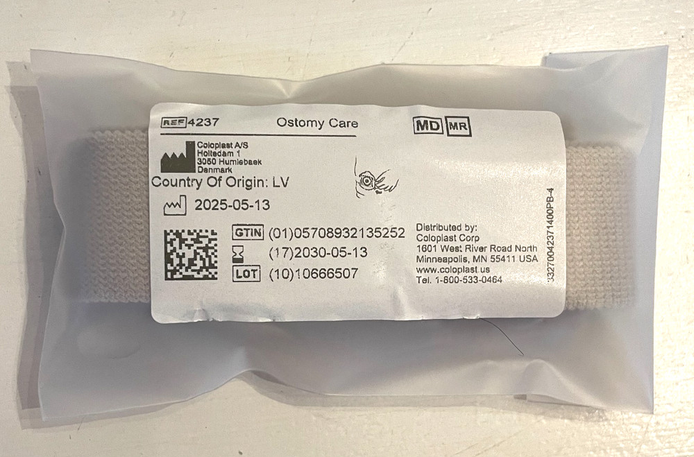 Coloplast Brava Ostomy Belt 4237 Adjustable Elastic fits up to 40 inch