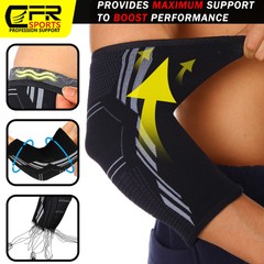 Copper Elbow Brace Compression Support Sleeve Arthritis Tendon Joint Pain Wrap