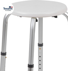 Hercules Series Aluminum Bath and Shower Chair with Adjustable Seat Height, Anti