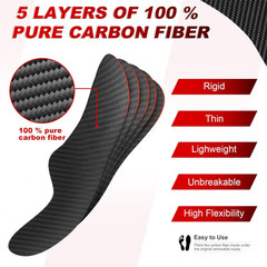 Morton’S Extension Orthotic, Recovery Carbon Fiber Insole-Rigid Foot Support Sho