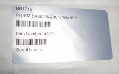 FUTURE MOBILITY PRISM BASIC WHEELCHAIR BACK 17X16″ WITH NO ACCESS