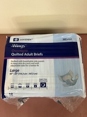 Wings Adult Incontinent Brief Tab Closure Large 45 – 58in -Case of 72