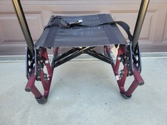 Quickie 2 Folding Wheelchair Frame & Parts 18″ x 18″ Used 18″x18″ NO Wheels Used