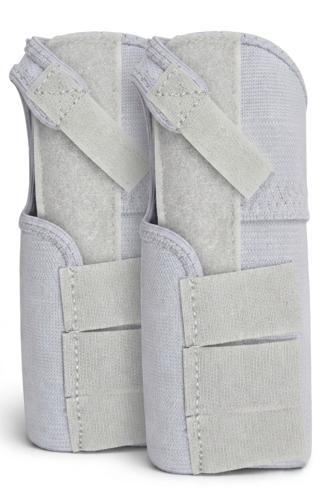Ossur Elastic Wrist Support Brace Right Medium Gray 207075 Pack of 2