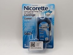 Nicorette Coated Nicotine Lozenges Stop Smoking Aid 2 Mg Mint 20 Ct Exp 06/2025