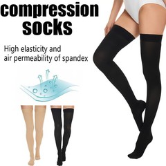 1PAIR Medias De Compression Para Mujer Calcetines Para La Circulacion 20-30 mmhg