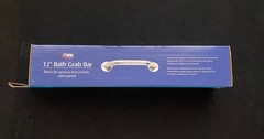 NEW Carex 12” Bath Grab Bar Safey Handle Steel 250lb Textured Grip NIB