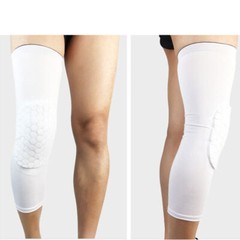 Leg Sleeves Extended Compression Support Knee Brace Basketball Pads Pain Guard