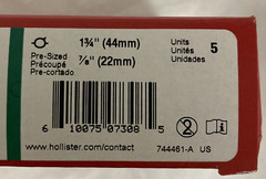 5-Hollister 112013 CeraPlus Skin Barrier, 1 3/4″ Flange, 7/8″ pre-cut opening