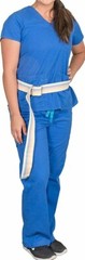 2 PACK Gait Transfer Belt with Metal Buckle, 2″ Width, 48″ Length – Pastel