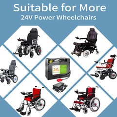 24V12Ah Lithium power Battery for Electric Wheelchair 30A BMS, Lighter