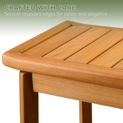 Teak Shower Bench 100% Solid Teak Wood Shower Chair with Towel Bars & Storag…