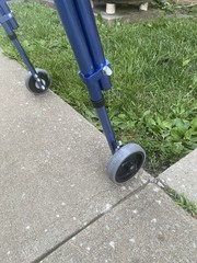 Inspired by Drive Nimbo Adult walker 4-Wheel Adjustable, Forearm & handles 250lb
