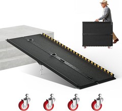 6 FT Portable Wheelchair Ramp-800LBS Heavy-Duty, High-Strength Aluminum Alloy