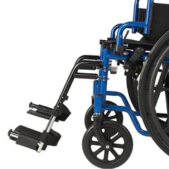 ENCAREFOR Wheelchair Elevating Legrests ，Composite Universal, Black