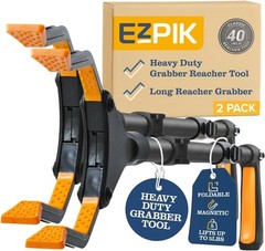 40 Inch Lightweight Trash Picker Upper Tool for Seniors and Disabled – 2 Pack