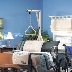 Invacare Bariatric Floor Stand Patient Aid with Trapeze, 350lb Capacity Support