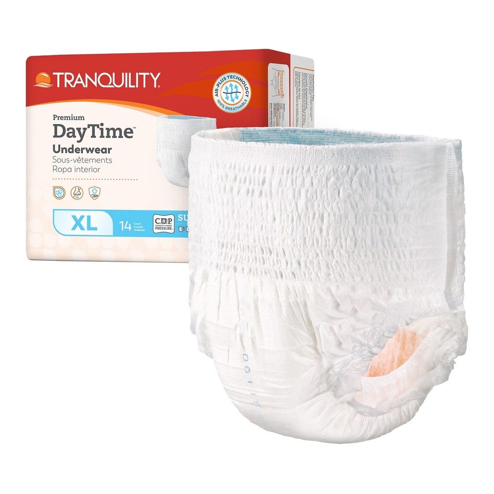 Tranquility Disposable Underwear X-Large 56 Ct