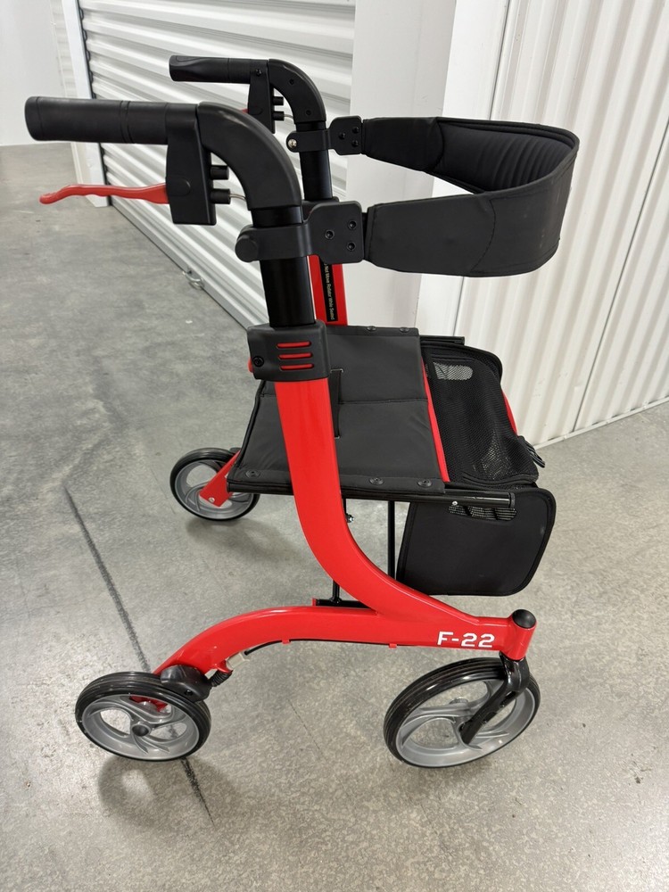 Eagle Series By Drive Medical F-22 Walker Rollator Red „Great Condition“