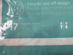 Medline disposable Training Pants Size 2T-3T 68 Count 38+ Lbs NEW Pull Ups
