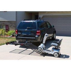 500lbs Wheelchair Hitch Carrier Mobility Electric Scooter Loading Ramp