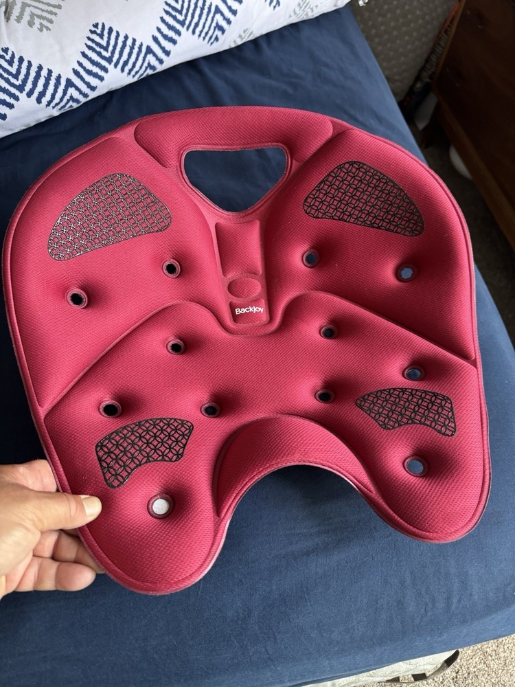 BackJoy Sit Smart Posture Seat Burgundy
