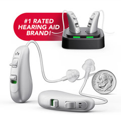 RCA RSH053 OTC Digital Behind-the-Ear Micro Sized Hearing Aid Set w/ Charging…