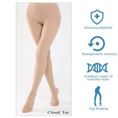 Thigh High Compression Socks 20-30 mmHg Firm Surgery Swelling Stockings Full Toe