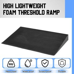 Kritkin EVA Foam Threshold Ramp, Lightweight Non 36″l X 18″w X 3″h, Black