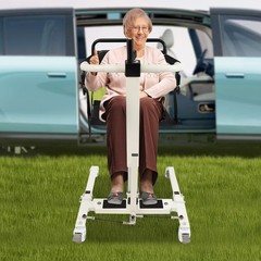 265 lbs Patient Lift Transfer Chair Portable Patient Lift Wheelchair for Elderly
