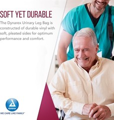 Discreet Urinary Leg Bag with Non-Drip Closure – Box of 12, 600ml Capacity