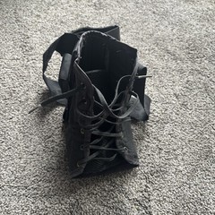 2 Lot Vintage ASO Lace Up Ankle Brace Stabilizer Orthopedic Support Size Large