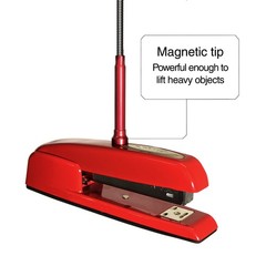 Flexible Magnetic Pickup Tool 24 Inch Claw Grabber W LED Light Heavy Duty Steel