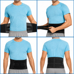 Adjustable Lower Back Brace Lumbar Support Waist Belt For Men Women Pain Relief