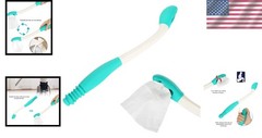 Modern Toilet Aid Tissue Grip Green Plastic Personal Hygiene Easy Use