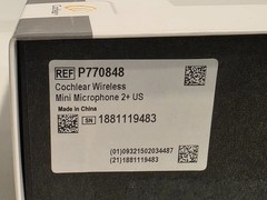 Cochlear Wireless Mini Microphone 2+ (US) P770848