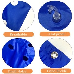MENURSY Bedridden Inflatable Seat Cushion Anti-Bedsore Wheelchair Air Seat Pa…