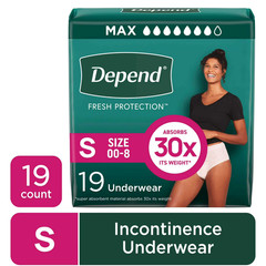 Depend Fresh Protection Women’s Incontinence Underwear Diapers 36 count USA