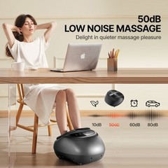 Foot Massager Machine with Heat, Deep – Kneading, Compression, and Shiatsu for