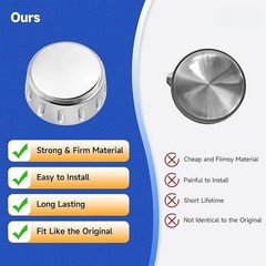Replacement Dryer Washer Control Knob Compatible with FOR GE for GFW450SSM1WW