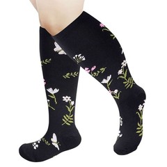 Plus Size Compression Socks for Men and Women Unisex Wide Calf 2XL-4X-Large US