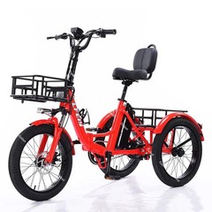 Daibot 350W Foldable Mobility Trike 3 Wheel Adult Removable Battery Cargo Basket