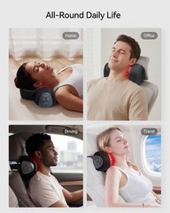 Heated Cervical Traction Device with Red Light Therapy & Massage | Neck Stretche