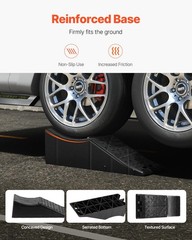 HeavyDuty Car Ramp 9 Ton 20000lb Vehicle Service Lift 5.5 Inch Height PP Portab