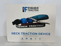 Fisher Traction Neck Device Cervical Decompression Therapy Unit Kit With Box