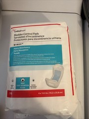 CARDINAL HEALTH BLADDER CONTROL PADS WITH WINGS 16 COUNT HEAVY ABSORBENCY