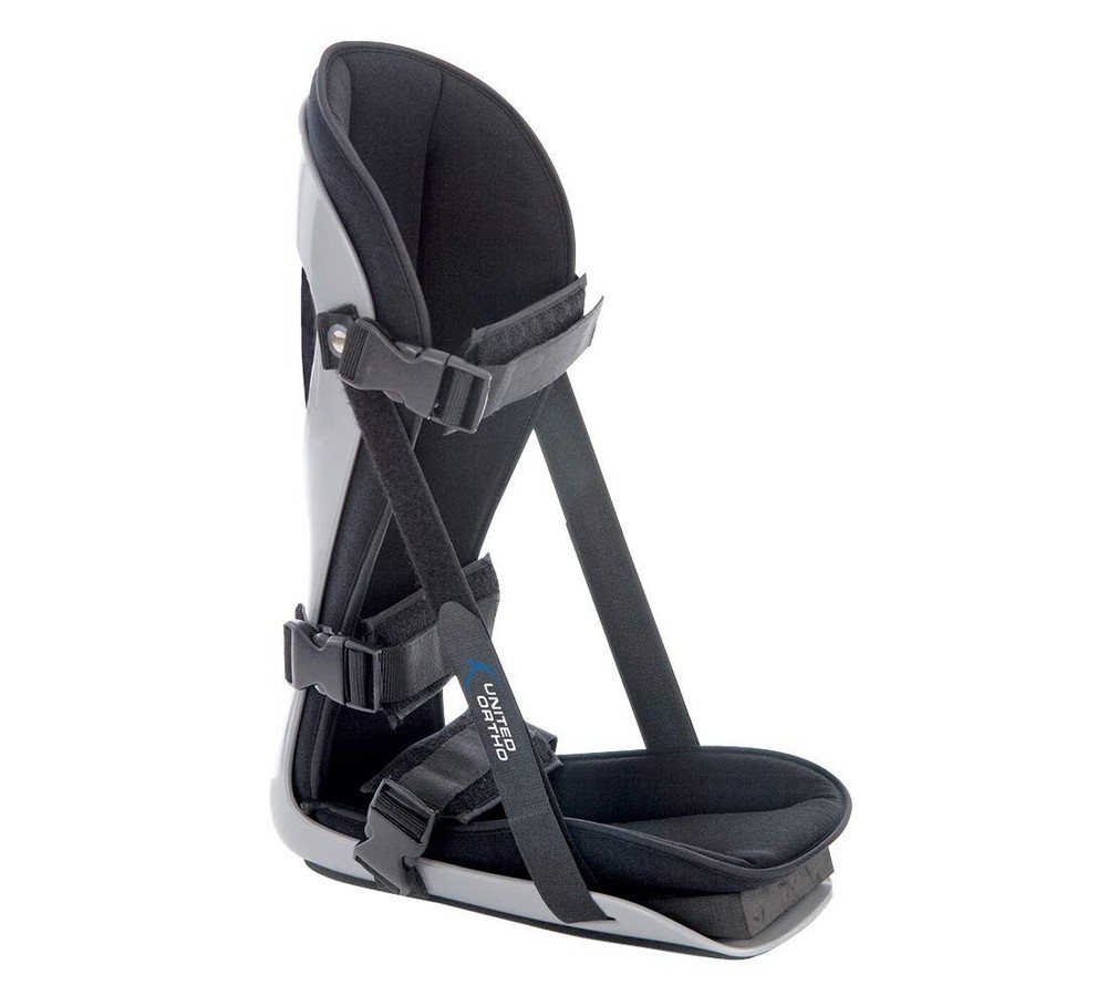 United Ortho Plantar Adjustable Leg Support Brace Fits Right or Left, Large