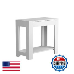 & Co. Co. White Drawer Accent End Table 81057.Z.01